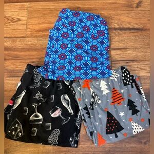 Colorful Patterned Leggings Set